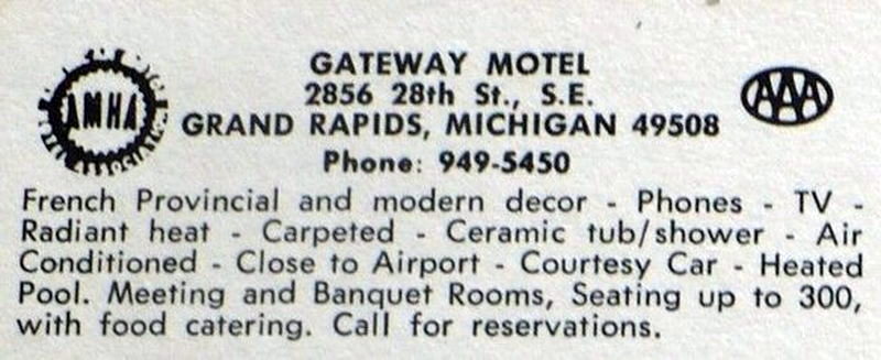 Gateway Motel - Vintage Postcard (newer photo)